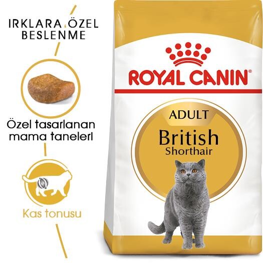 Royal Canin British Shorthair İçin Özel Irk Yetişkin Kedi Maması 2 KG | SRC: Barcode: 3182550756419