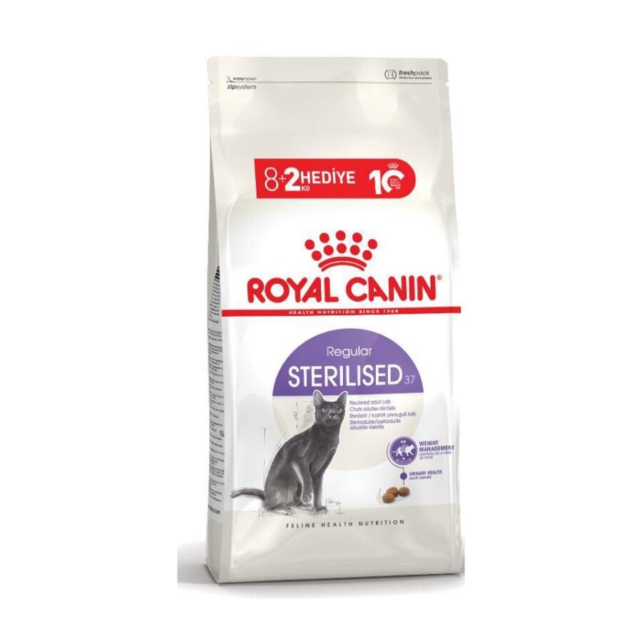 Royal Canin Sterilised 37 Kısırlaştırılmış Kedi Maması 8+2 KG | SRC: Barcode: 10518