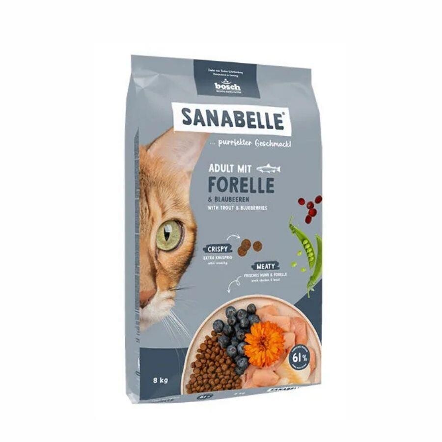 Sanabelle Alabalıklı Yetişkin Kedi Maması 8 KG | SRC: Barcode: 4015598025751