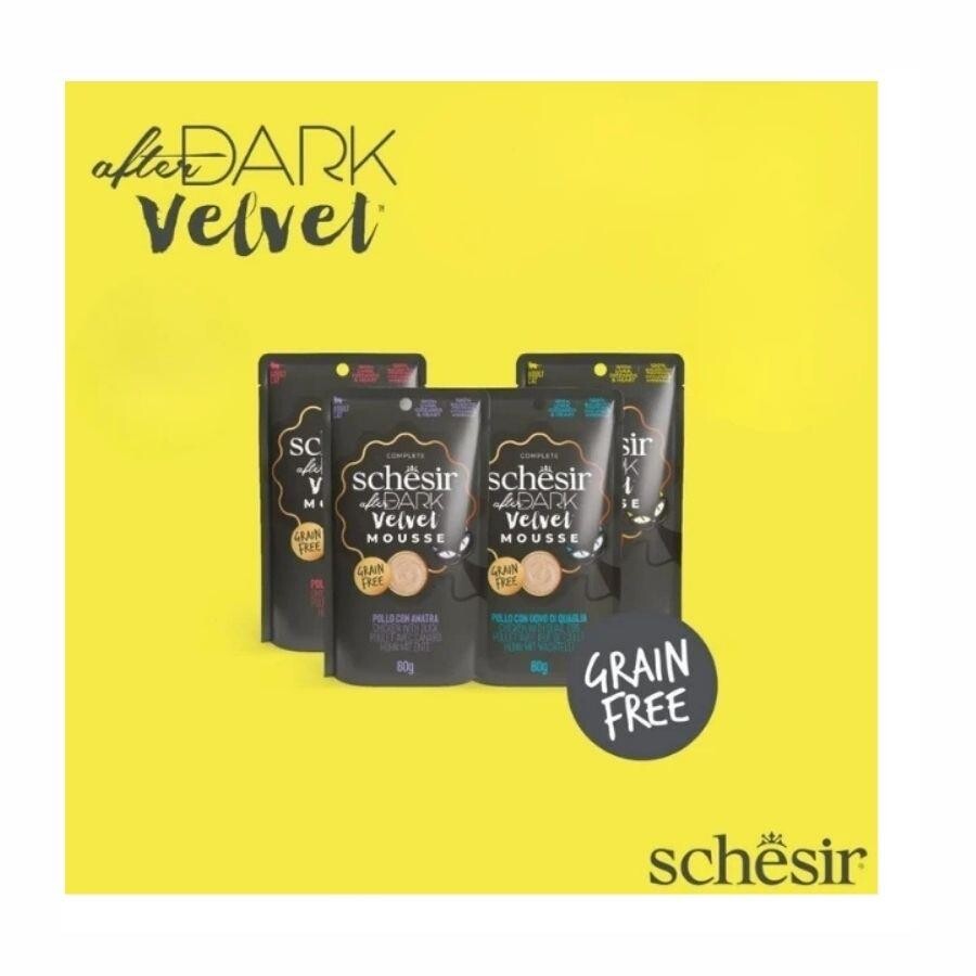 Schesir After Dark Mousse Pouch Et Suyunda Karışık Lezzzetler Yetişkin Kedi Konservesi Paketi 80 GR 12 ADET | SRC: Barcode: 8005852539946