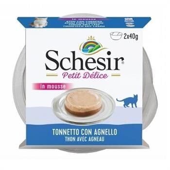 Schesir Delice Ton Ve Kuzulu Kedi Mousse Mama 2 X 40 GR | SRC: Barcode: 8005852169136