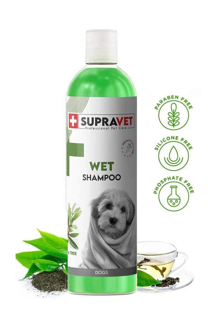 Supravet Dış Parazit Karşıtı. Tüy Dökülme Engelleyici Çay Ağacı Özlü Köpek Şampuanı 200 ML | SRC: Barcode: 8680589182681