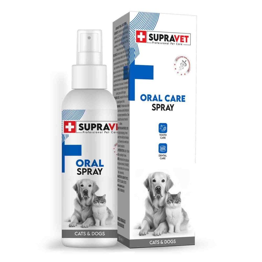 Supravet Oral Care Kedi Ve Köpek Ağız Bakım Spreyi 100 ML | SRC: Barcode: 8680589182773