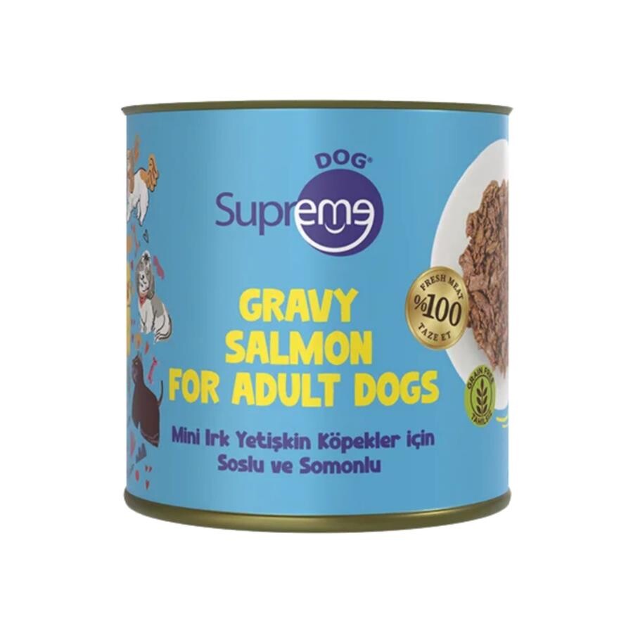Supreme Dog Sos İçinde Somonlu Mini Irk Yetişkin Köpek Konservesi 200 GR | SRC: Barcode: 8685038280048