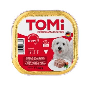 Tomi Pate Dana Etli Yetişkin Köpek Konservesi 300 GR | SRC: Barcode: 4003024466384