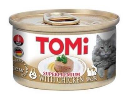 Tomi Tavuklu Ezme Kedi Konservesi 85 GR | SRC: Barcode: 4003024201039