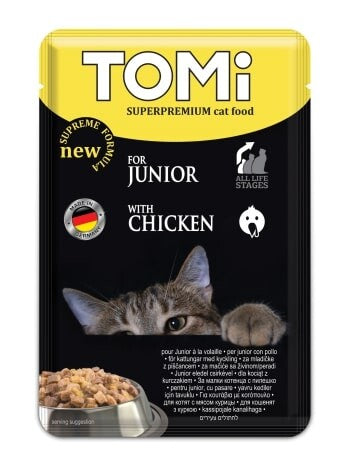 Tomi Pouch Kümes Hayvanlı Yavru Kedi Konservesi 100 GR | SRC: Barcode: 4003024465172