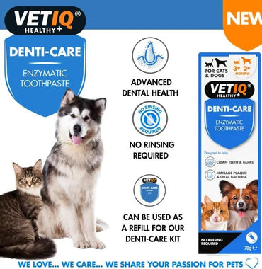Vet Iq Denti Care Kedi Köpek İçin Diş Macunu Ve Diş Fırçası Seti | SRC: Barcode: 750826006273