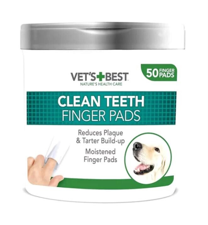 Vet's Best Köpekler İçin Diş Temizleme Parmak Pedi 50'LI | SRC: Barcode: 0031658803606