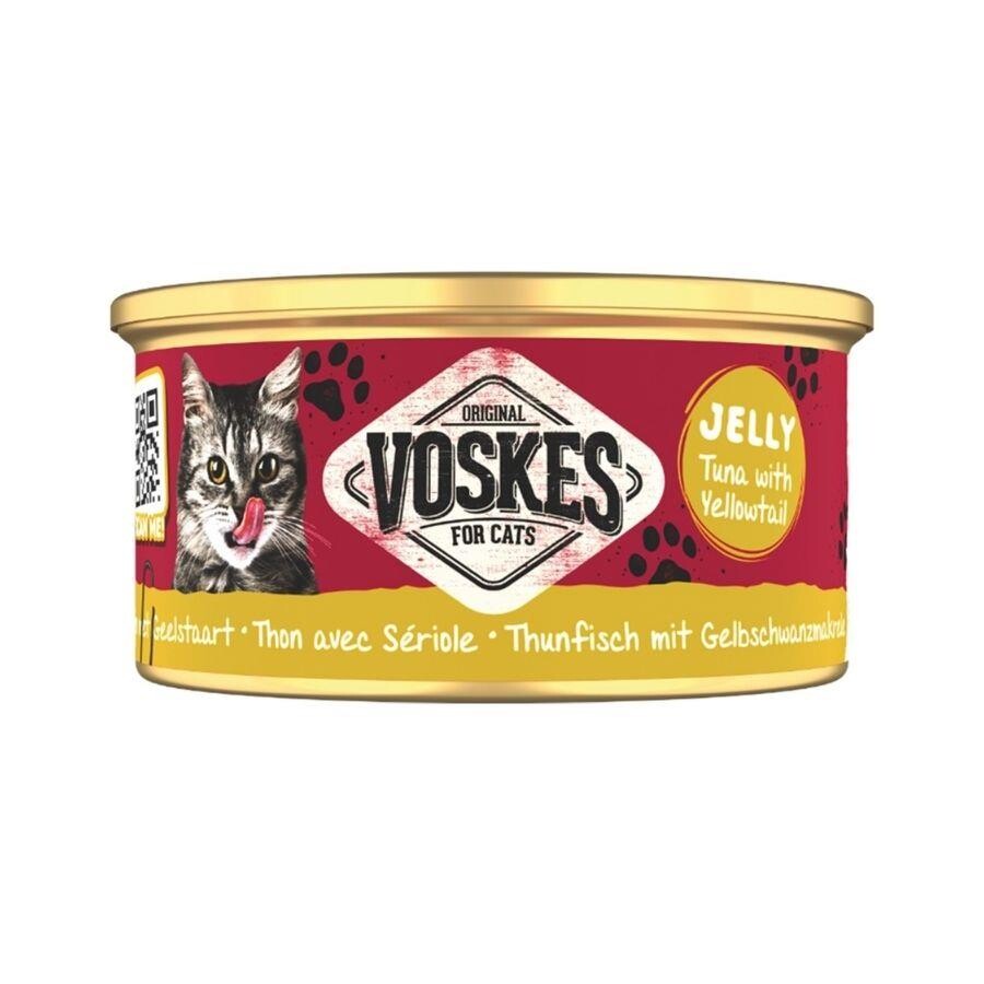 Voskes Ton Balıklı Ve Sarıkuyruk Yetişkin Kedi Konservesi 85 GR | SRC: Barcode: 8711242016125