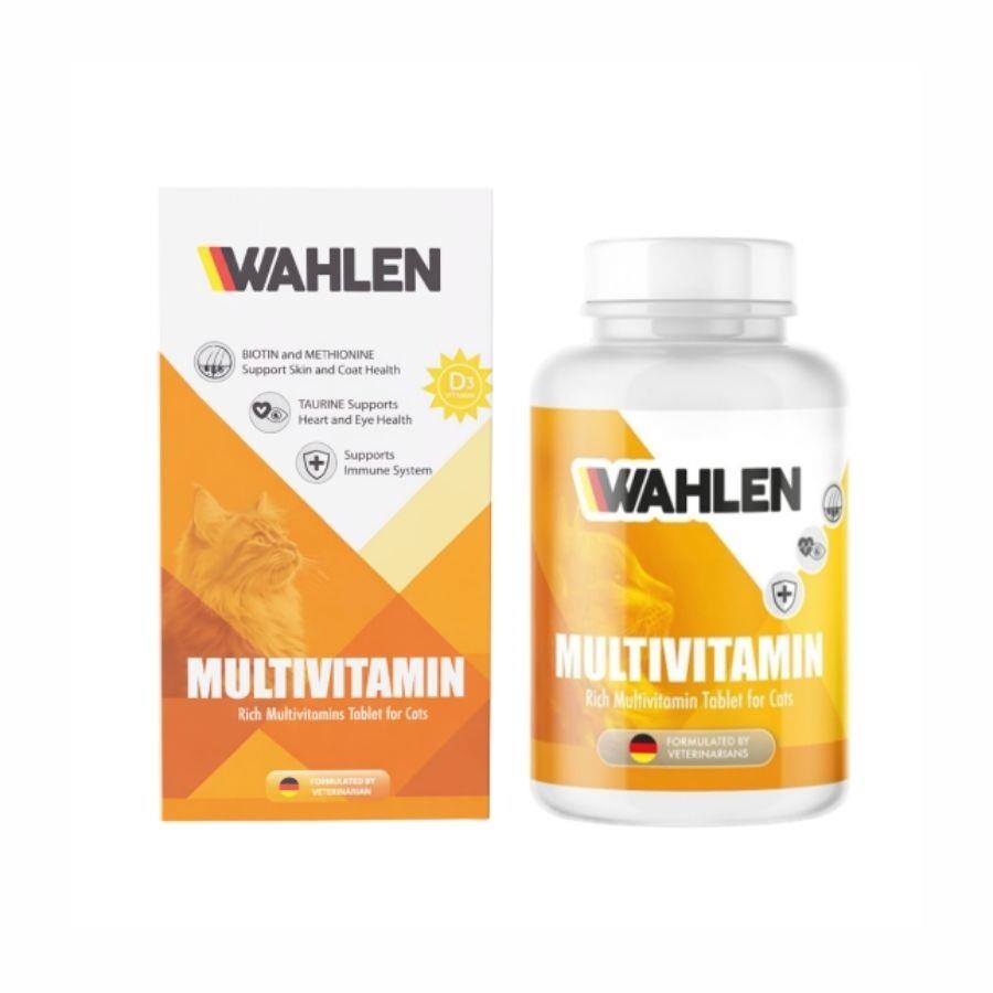 Wahlen Kediler İçin Gelişimi Destekleyen Multivitamin Takviye 150 Tablet | SRC: Barcode: 8698931098924