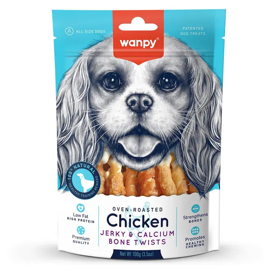 Wanpy Kalsiyumlu Gerçek Tavuk Sargı Köpek Ödülü 100 GR | SRC: Barcode: 6927749810353