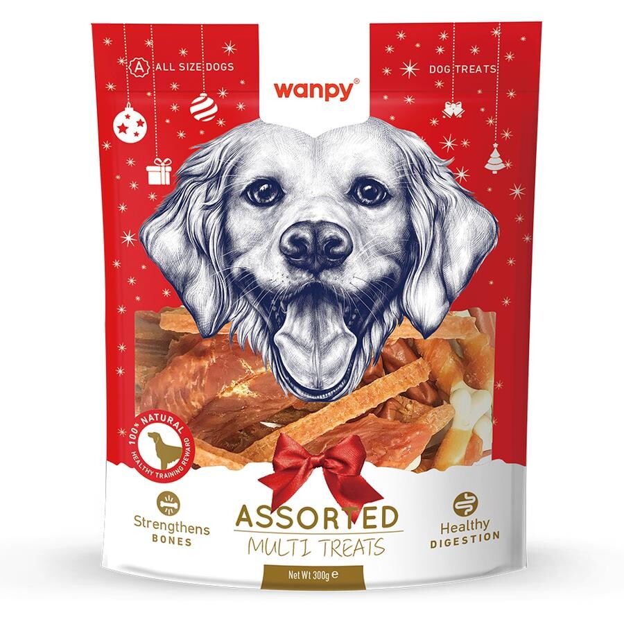 Wanpy Karışık Yılbaşı Köpek Ödülü 300 GR | SRC: Barcode: 6927749813002