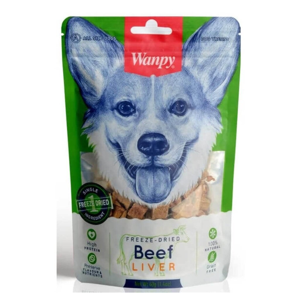 Wanpy Kurutulmuş Dana Ciğeri Köpek Ödülü 40 GR | SRC: Barcode: 6927749830160