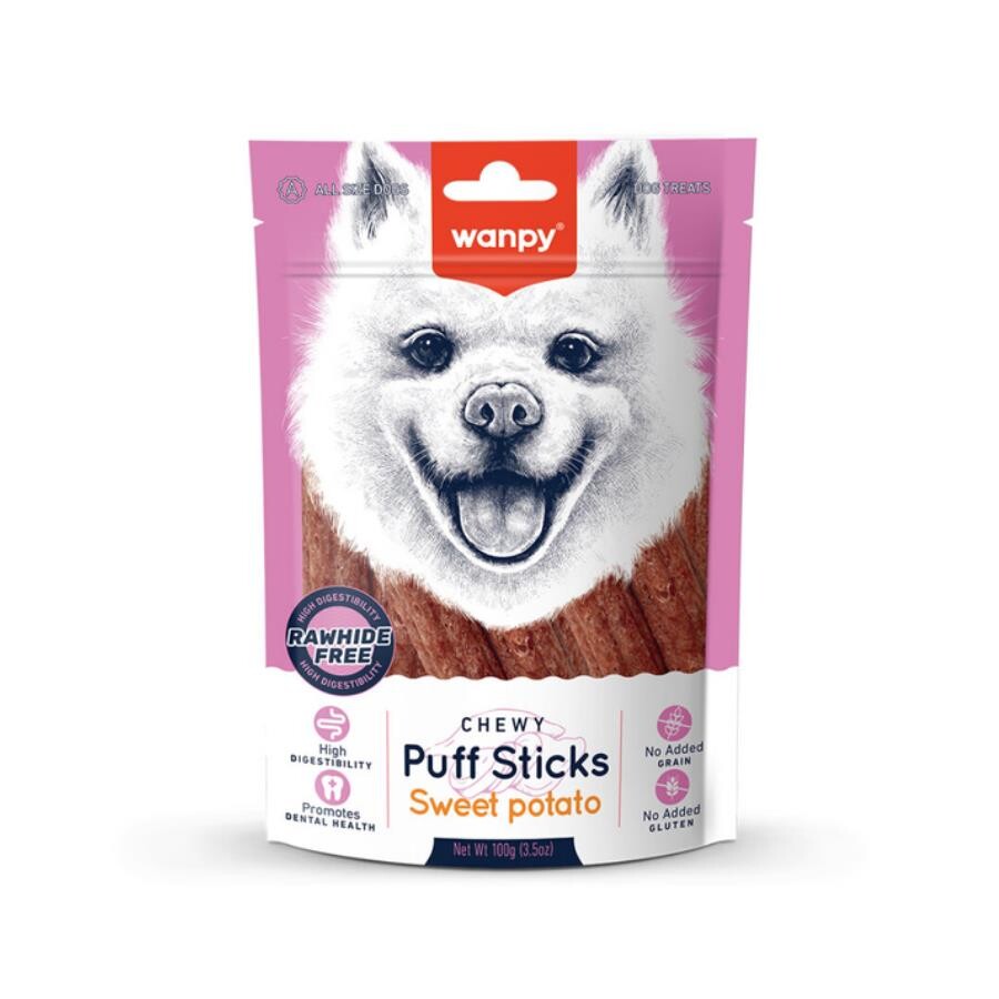Wanpy Tahılsız Tatlı Patatesli Köpek Çiğneme Ödülü 100 GR | SRC: Barcode: 6927749860211