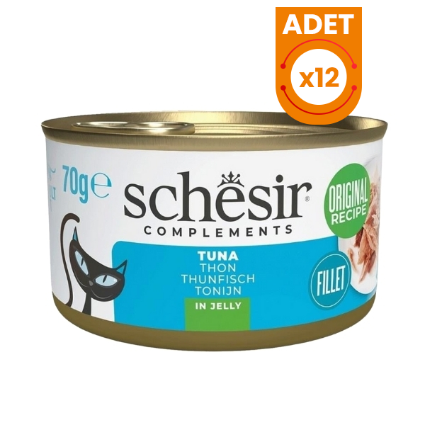 Schesir Tamamlayıcı Jöle İçinde Ton Balıklı Yetişkin Konserve Kedi Maması