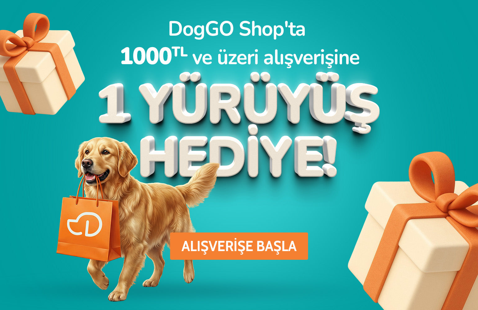 1000TL ve üzeri alışverişine 1 yürüyüş hediye | SRC: Desktop Banner