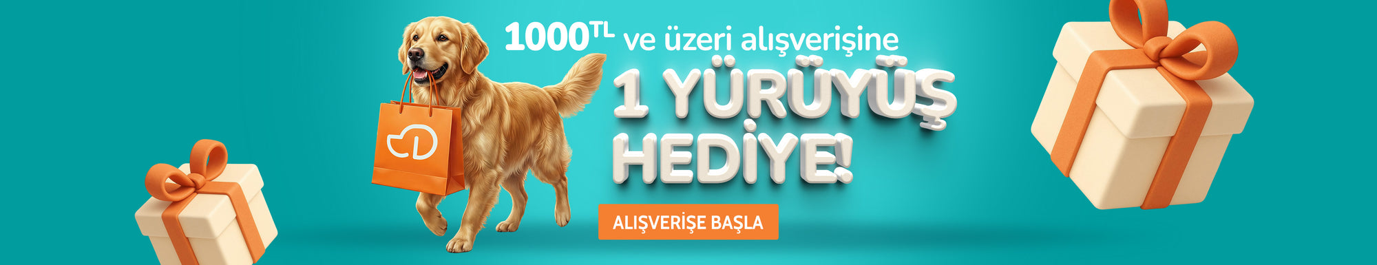 1000TL ve üzeri alışverişine 1 yürüyüş hediye | SRC: Desktop Banner