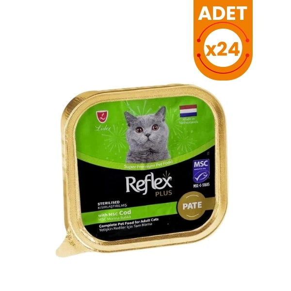 Reflex Plus Pate Morina Balıklı Kısır Konserve Kedi Maması