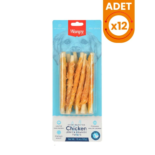 Wanpy Deri Üzerine Sarılı Tavuklu Köpek Ödül Maması