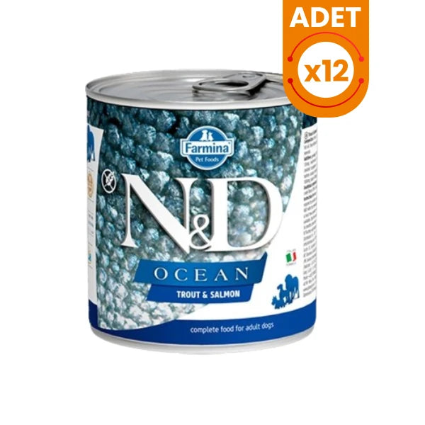 N&D Ocean Alabalık ve Somonlu Konserve Yaş Köpek Maması
