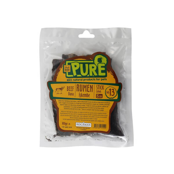 Delibon Kurutulmuş Çubuk Dana İşkembe Köpek Ödül Maması