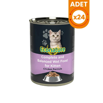 Econature Kitten Tavuklu Yavru Konserve Kedi Maması