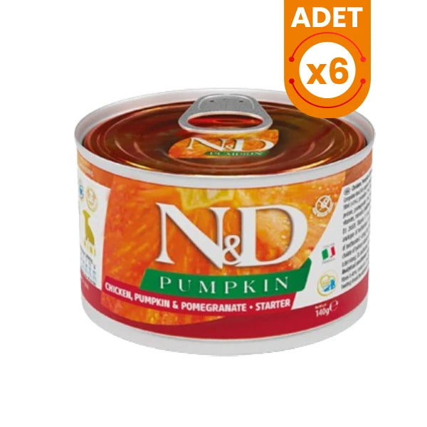 N&D Pumpkin Tavuklu ve Narlı Mini Irk Starter Yavru Konserve Yaş Köpek Maması