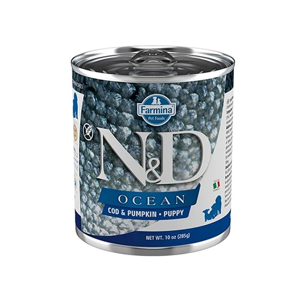 N&D Ocean Morina Balığı ve Balkabaklı Yavru Konserve Yaş Köpek Maması