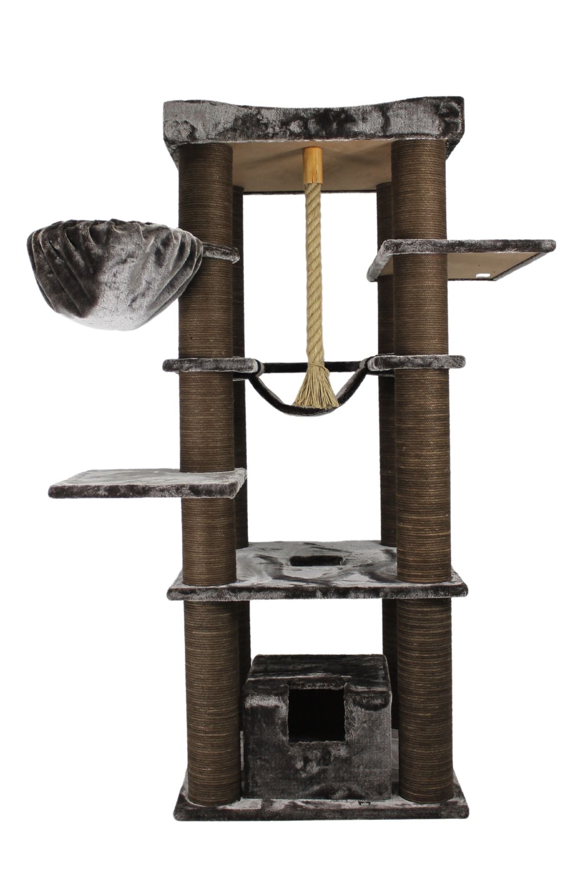 Madrid Tırmalamalı Kedi Evi Kahve  | SRC: Barcode: 8684441161050