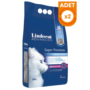 Lindocat Super Premium Multicat Bikarbonatlı Koku Önleyici Extra Güçlü Tozsuz Topaklanan Kedi Kumu