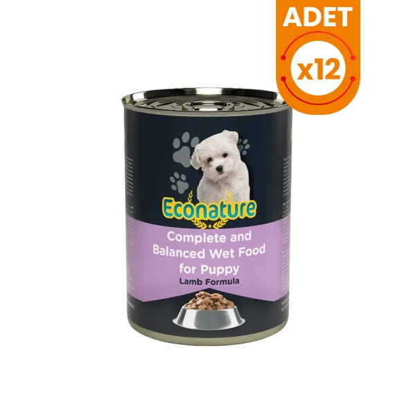 Econature Kuzu Etli Yavru Köpek Konservesi