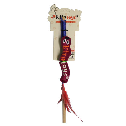 Solucan (Olta) Peluş Kedi Oyuncağı