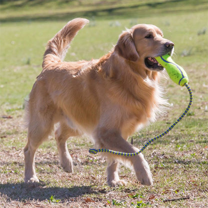 Kong Air Dog Fetch Stick İpli Sesli Tenis Topu Köpek Oyuncağı