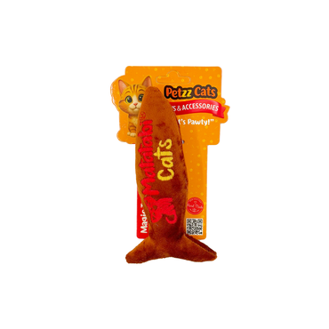 PetzzCats Jr. Fish Matatabi ve Çıngırak Sesli Peluş Kedi Oyuncağı