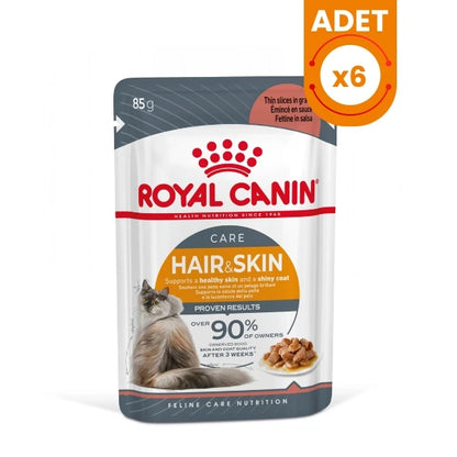 Royal Canin Care Hair Skin Tüy ve Deri Sağlığı için Pouch Konserve Kedi Maması