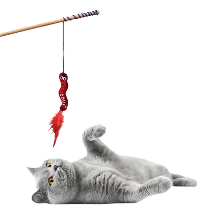 Solucan (Olta) Peluş Kedi Oyuncağı