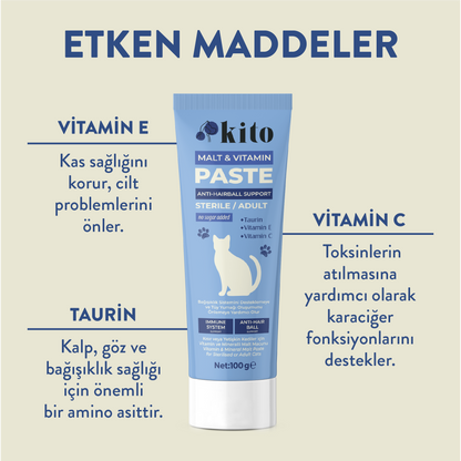 Kısır Kediler İçin Malt Macunu