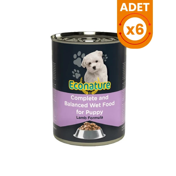 Econature Kuzu Etli Yavru Köpek Konservesi