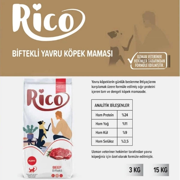 Rico Biftekli Yavru Köpek Maması
