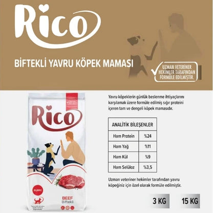 Rico Biftekli Yavru Köpek Maması