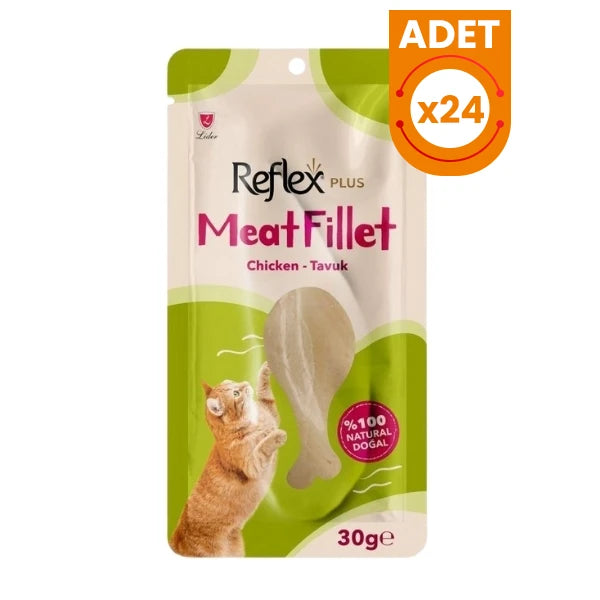 Reflex Plus Meat Fillet Tavuklu Fileto Kedi Ödül Maması