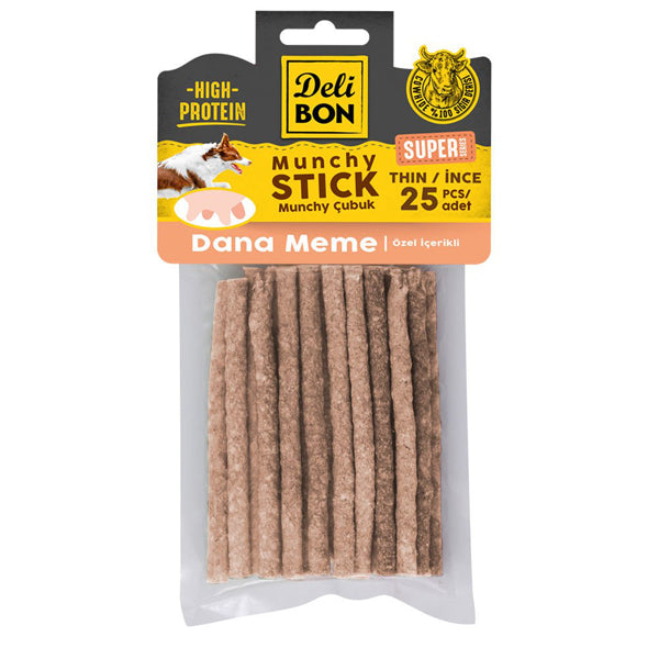 Delibon Süper Munchy Çubuk Dana Memeli Köpek Çiğneme Kemiği