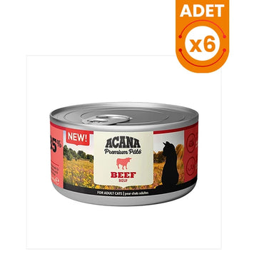 Acana Premium Pate Sığır Etli Yetişkin Konserve Kedi Maması