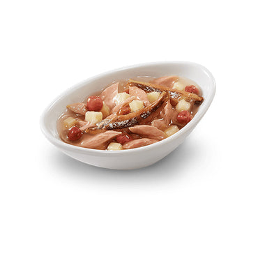 Schesir Salad Ton Balığı Hamsi ve Yaban Mersinli Yetişkin Konserve Kedi Maması