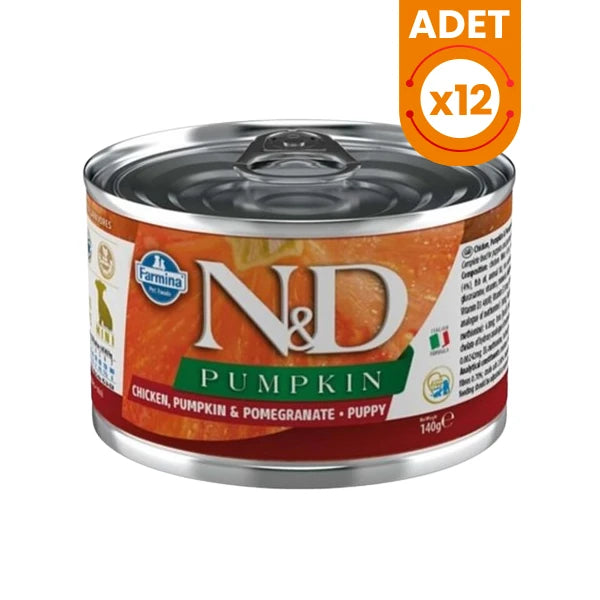 N&D Pumpkin Tavuklu ve Narlı Mini Irk Yavru Konserve Yaş Köpek Maması