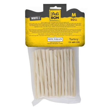 Delibon Orta Boy Deri Burgu Çubuk Köpek Ödülü