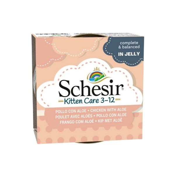 Schesir Kitten Tavuk ve Aloeveralı Yavru Konserve Kedi Maması