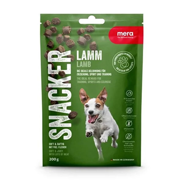 Mera Snacker Kuzu Etli Yumuşak Köpek Ödülü Maması