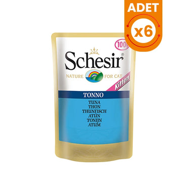 Schesir Kitten Ton Balıklı Pouch Konserve Kedi Maması